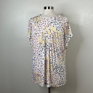Ann Taylor Floral Print Top